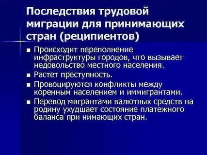 Международная миграция это