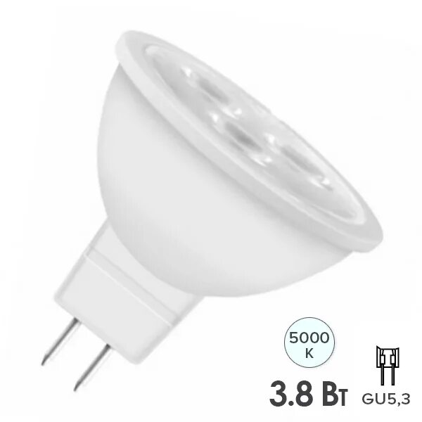4058075229006 Osram Лампа светодиодная LED STAR MR16 7W (замена75Вт),диммируемая