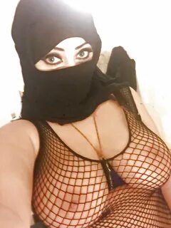 Selfie in a hijab Big boobs 