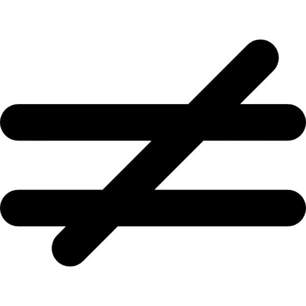 Ф вектор равно. Перечеркнутый знак равно. знак неравно. знак не равно. перечеркнутое равно символ.
