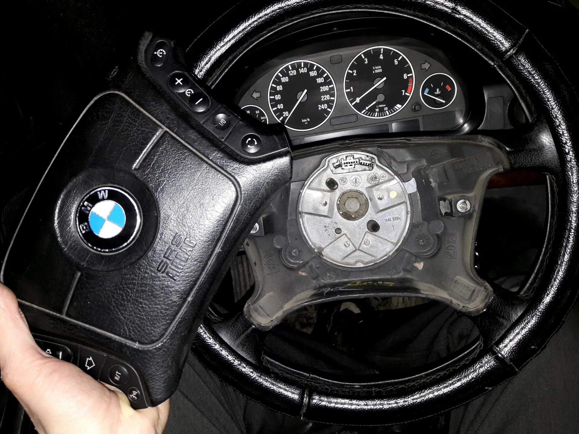 Как снять руль е39 Снять руль bmw e38
