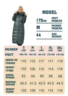 Размер куртки s