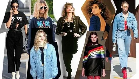 Женская мода 90 х годов