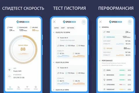 Проверить скорость интернета на смартфоне