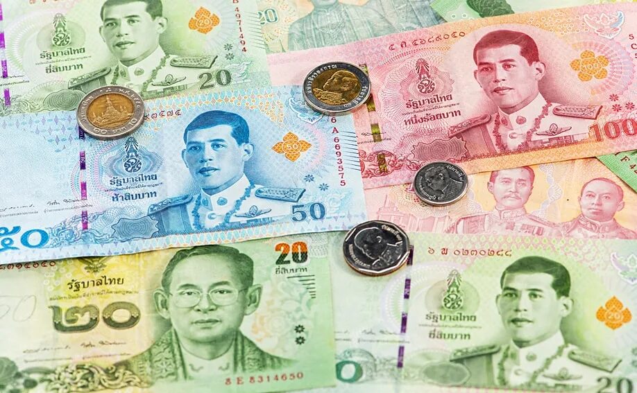 Купить баты в банке. Таиландский бат. Бат валюта Тайланда. Тайский бат фото. Тайские деньги.