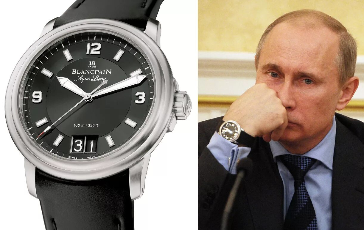 Российские часы 2024. Blancpain часы Путина. Часы Путина Blancpain Aqualung. Часы Blancpain Leman Aqua lung. Часы Blancpain Leman Aqualung grande Date.