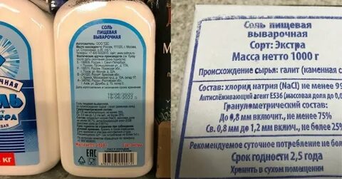 Солевой состав