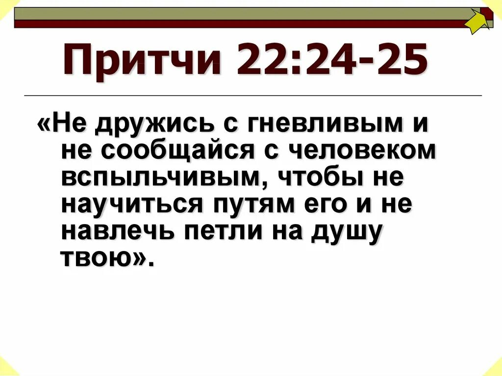 Не дружись с гневливым и не сообщайся с человеком вспыльчивым. Притчи 22. Притчи 25. Притчи 11 17.