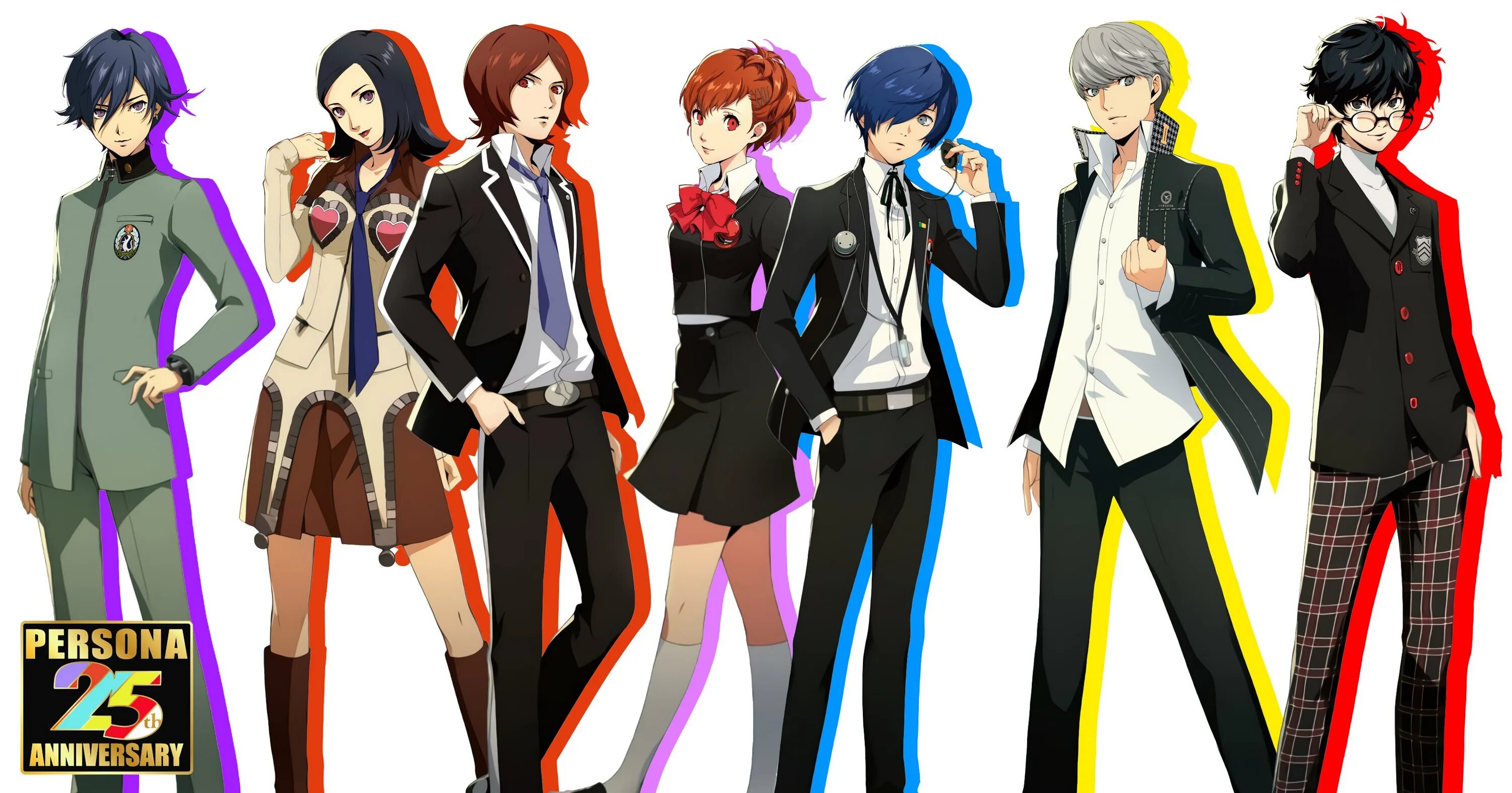 Персона 4 протагонист. Persona 4 женский протагонист. Persona 3 4 5 Crossover.