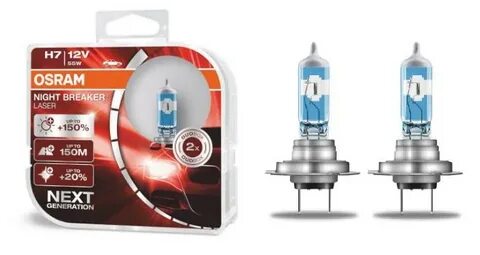 Галогенная лампа osram night breaker laser