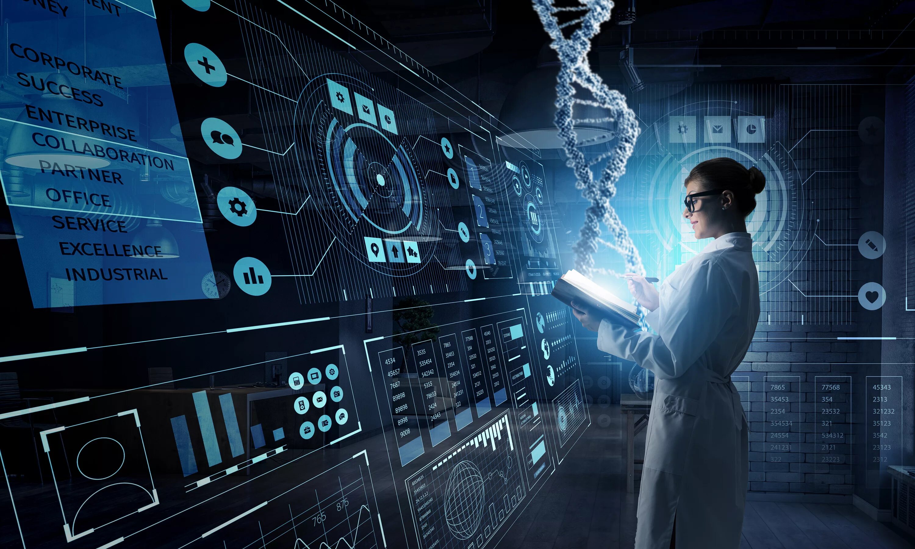 Инновации и технологии. Ученый инженер. Компьютерный мозг. Современные технологии. Современные технологии.