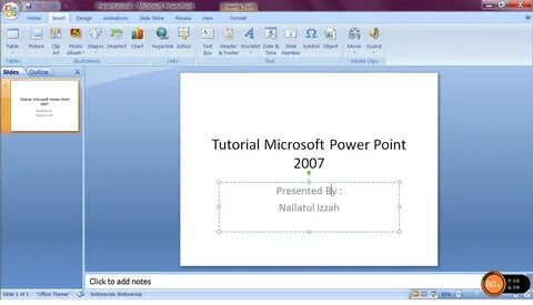 Microsoft office powerpoint 2007