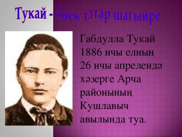 Сообщение о жизни и творчестве г тукая. Татарстан поэт габдулла тукай. биография габдуллы тукая. габдулла тукай краткая биография. г тукай 6 класс.