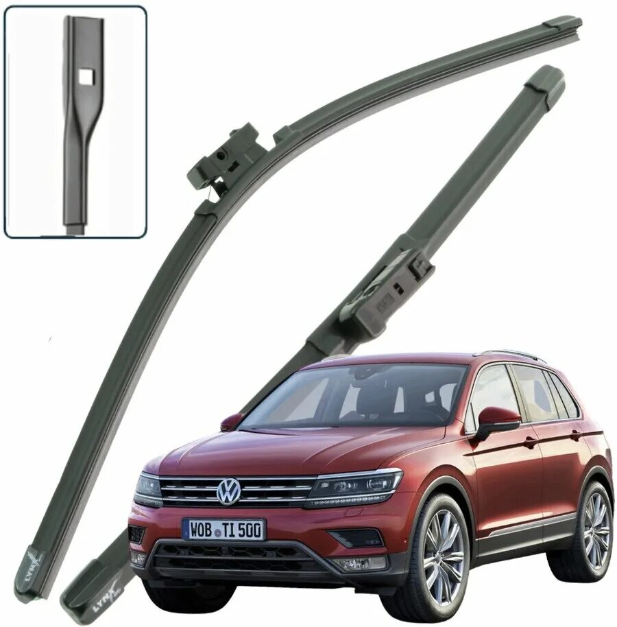 Лопнул поводок заднего стеклоочистителя - Volkswagen Tiguan (1G), 2 л, 2010 года