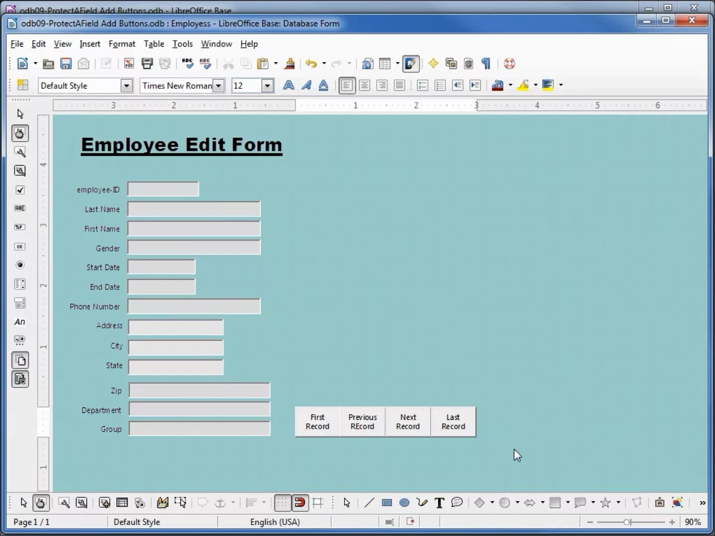 LibreOffice: Base - Homepage