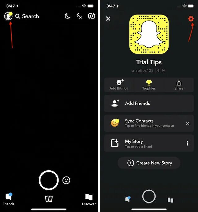 Как включить камеру 0.5 на андроид. Snapchat интерфейс. как настроить камеру в снэпчате. тёмная тема в снапчате. как в снэпчате поставить темную тему.