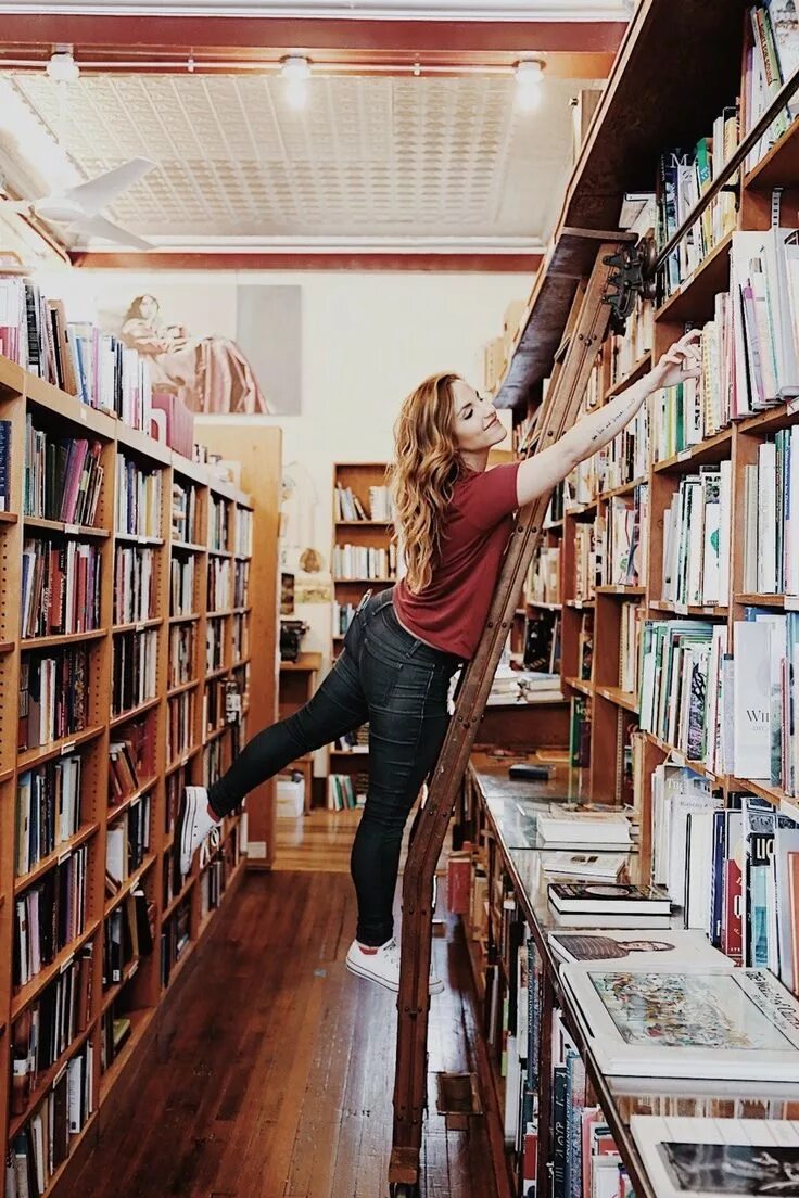 Library caught