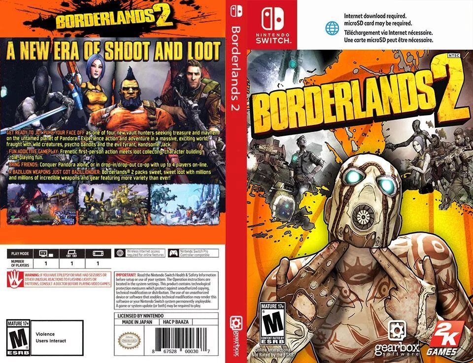 Borderlands nintendo. Бордерлендс 3 на Нинтендо. Бордерлендс на Нинтендо свитч. Borderlands 2 картридж Nintendo Switch. Borderlands 2 Box Art.