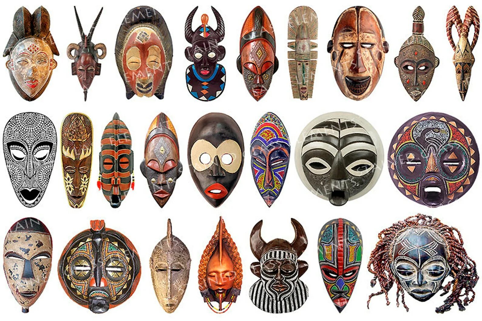 Африканские тотемные маски. Зооморфные маски Африки. Африканское этно искусство маски.