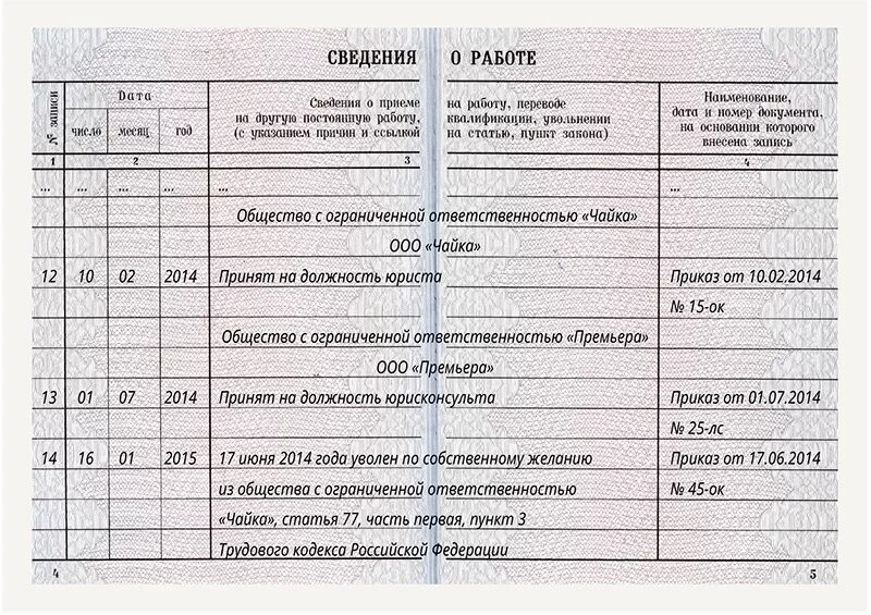 Как записать увольнение в трудовой книжке по совместительству. Принятие по совместительству запись в трудовой книжке. Запись в трудовую книжку о переводе с основного на совместительство. Запись о дистанционной работе в трудовую книжку. 105 тк рф