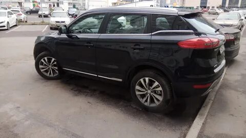 Geely atlas установка