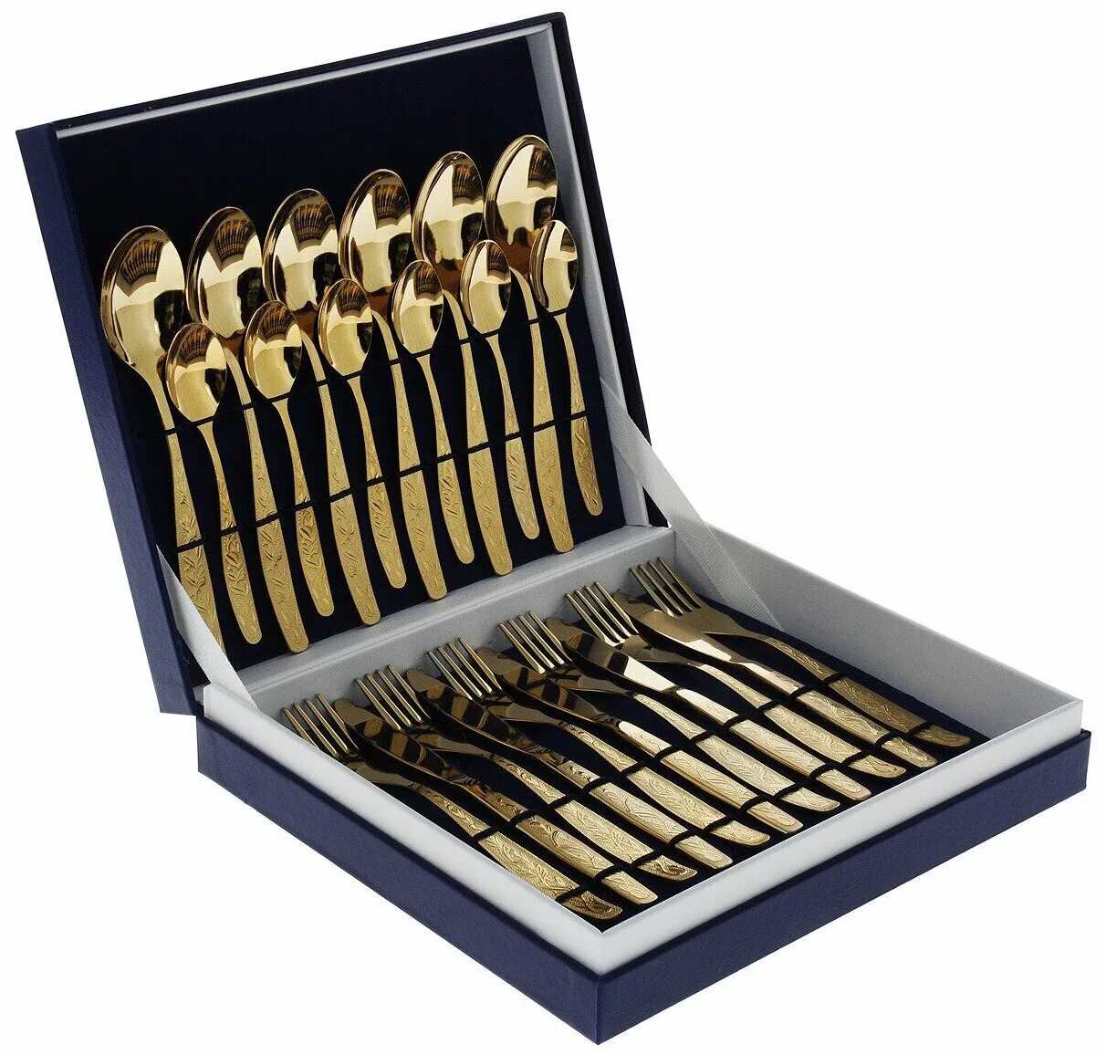 набор 24пр. набор столовых приборов 24 предмета "букет" 3784887. уралочка (м13). набор приборов уралочка. набор 24пр.