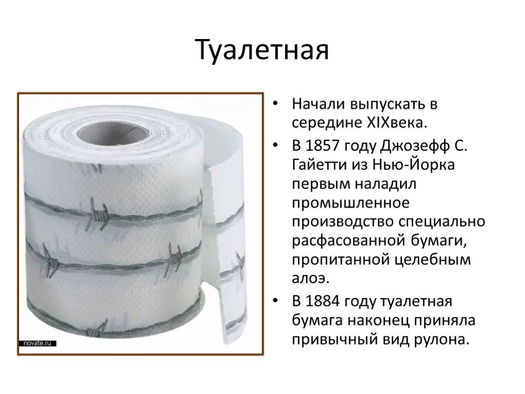 В какой стране изобрели туалетную бумагу