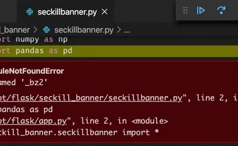 No module imp