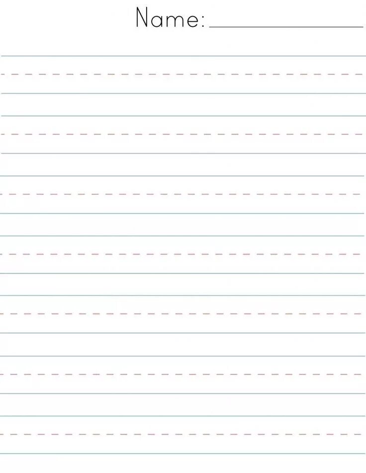 Writing lines. Lined paper for kindergarten writing. handwriting lines for kindergarten. blank writing paper for kindergarten. lined paper printable.