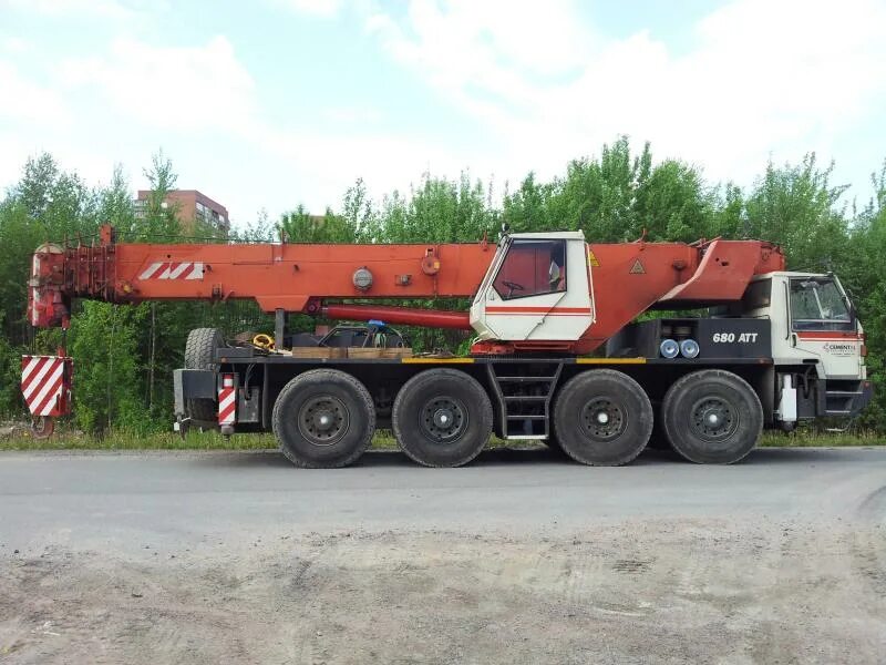 Тн 70. Terex автокран 70 тонн. Автокран г/п 70т. Terex-Bendini 680 att. Автокран г/п 70 тн.