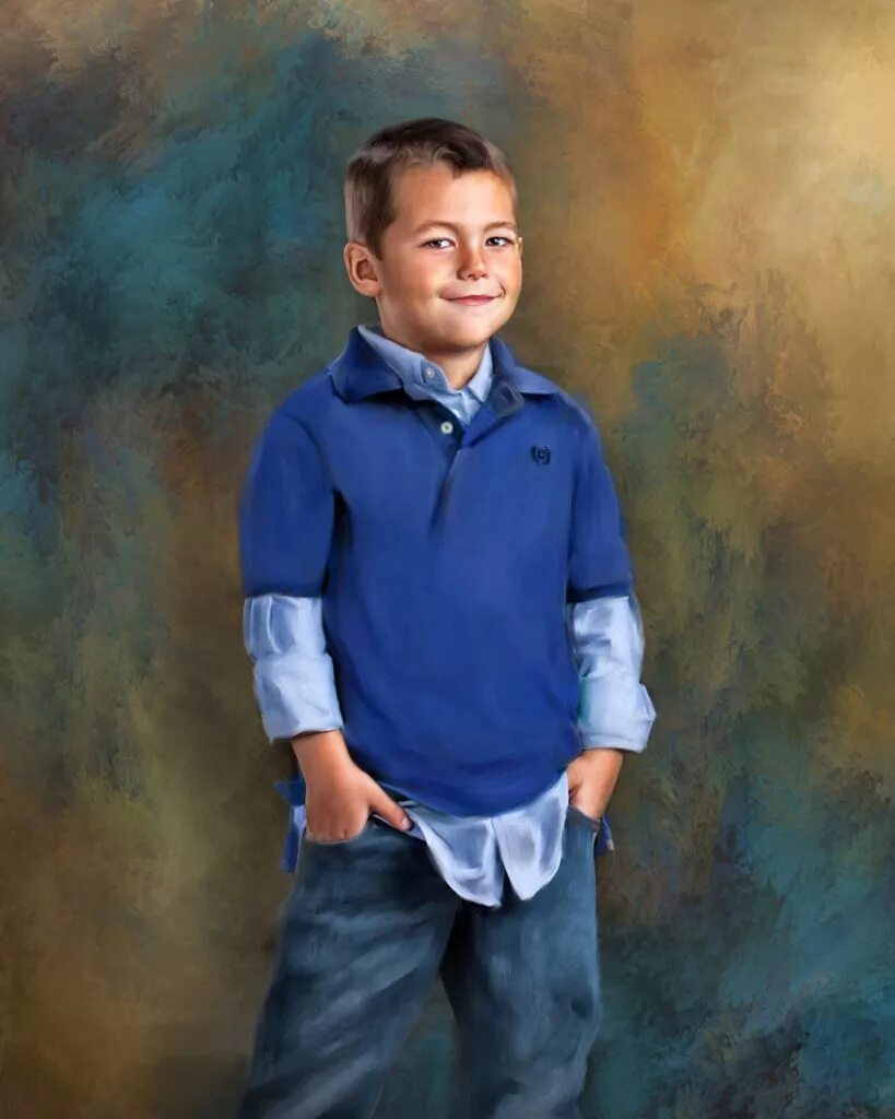 Чей это портрет мальчик лет пятнадцати. Richard Ramsey художник.