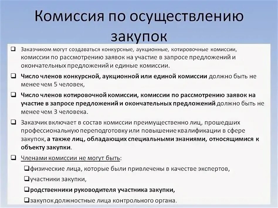 Полномочия комиссии по осуществлению закупок. Комиссия по осуществлению закупок по 44 ФЗ. Состав комиссии по осуществлению закупок. Виды закупочных комиссий.