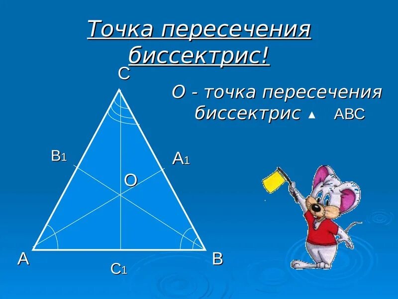 Пересечение 2 биссектрис в треугольнике. Точка пересечения биссектрис. точка пересечения би сссектрис. точка пересечения биссектрис треугольника. точкапрересечения бисскектрис.