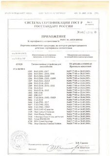 Сертификат на фаркоп