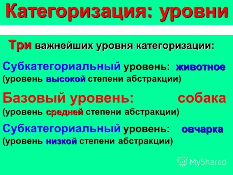 Опредмечивание это в философии кратко. Категоризация это. Опредмечивание. Категоризация пример. Категоризация.