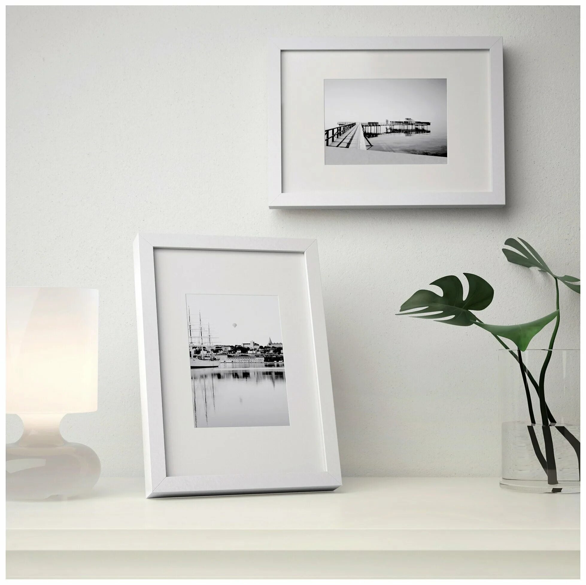 фоторамка с паспарту. белая рама икеа. белая рамка с паспарту. Knoppäng кноппэнг. рамка с паспарту.