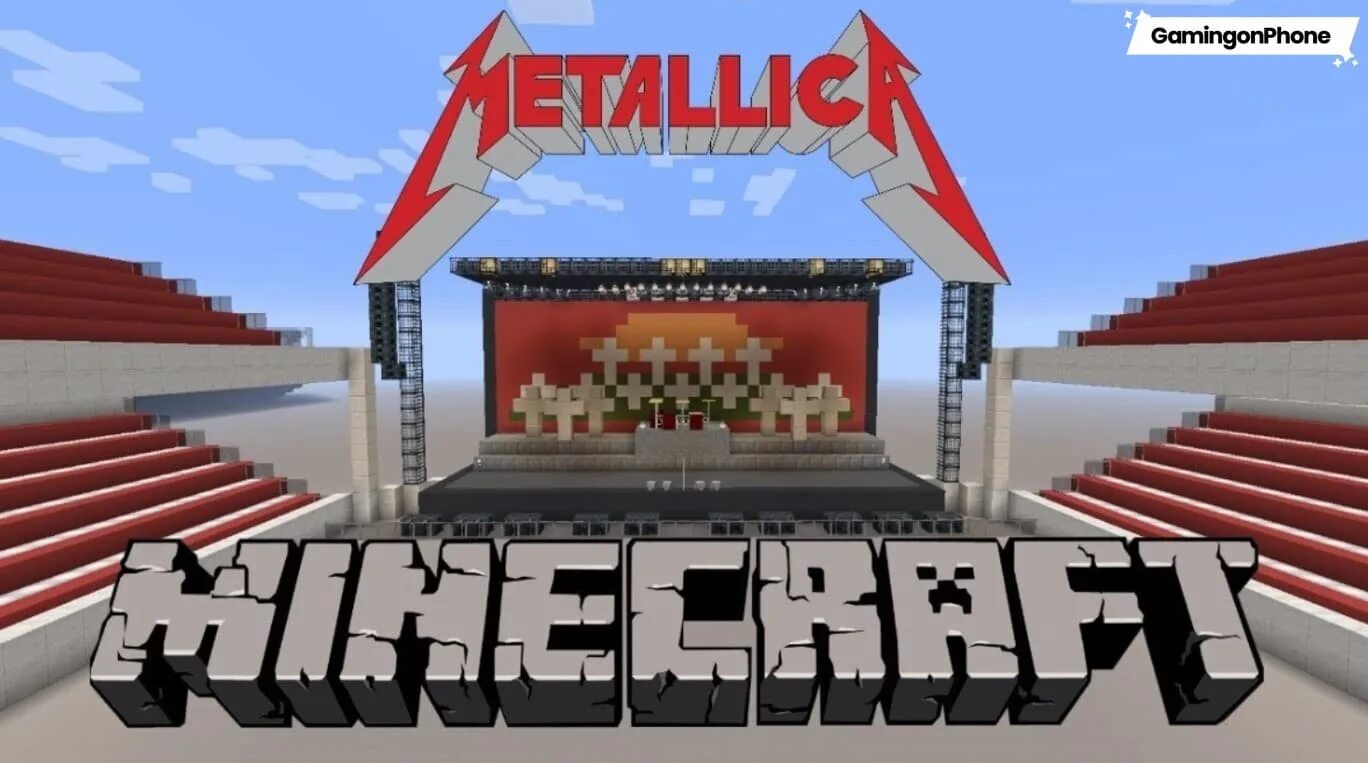 Голосовой для майнкрафта. Metallica Minecraft. Голос в МАЙНКРАФТЕ. Stage Minecraft. Сцена майнкрафт.