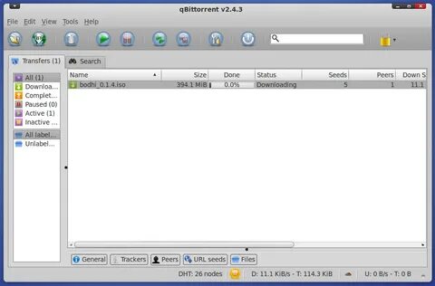 Open torrents
