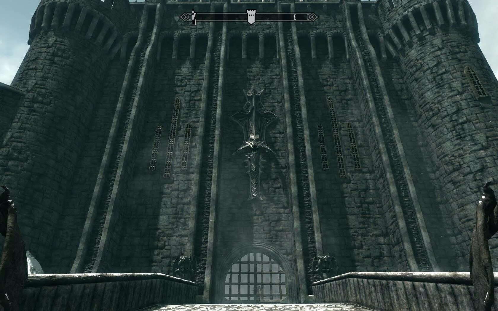 Замок Волкихар балкон. Skyrim Volkihar Castle. Скайрим замок Волкихар святилище Молаг бала. Крепость Волкихар балкон.