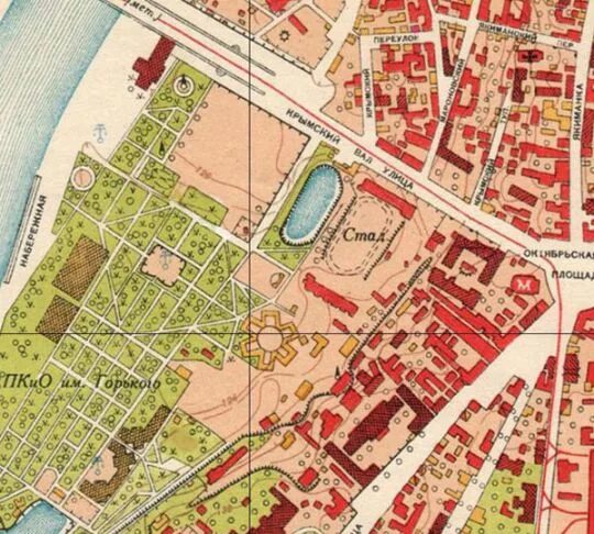 карта 1952 года