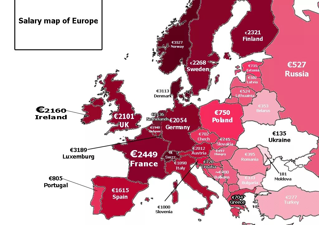 Europe salary. Salary карта. Average salary Europe. Average salary in Europe.