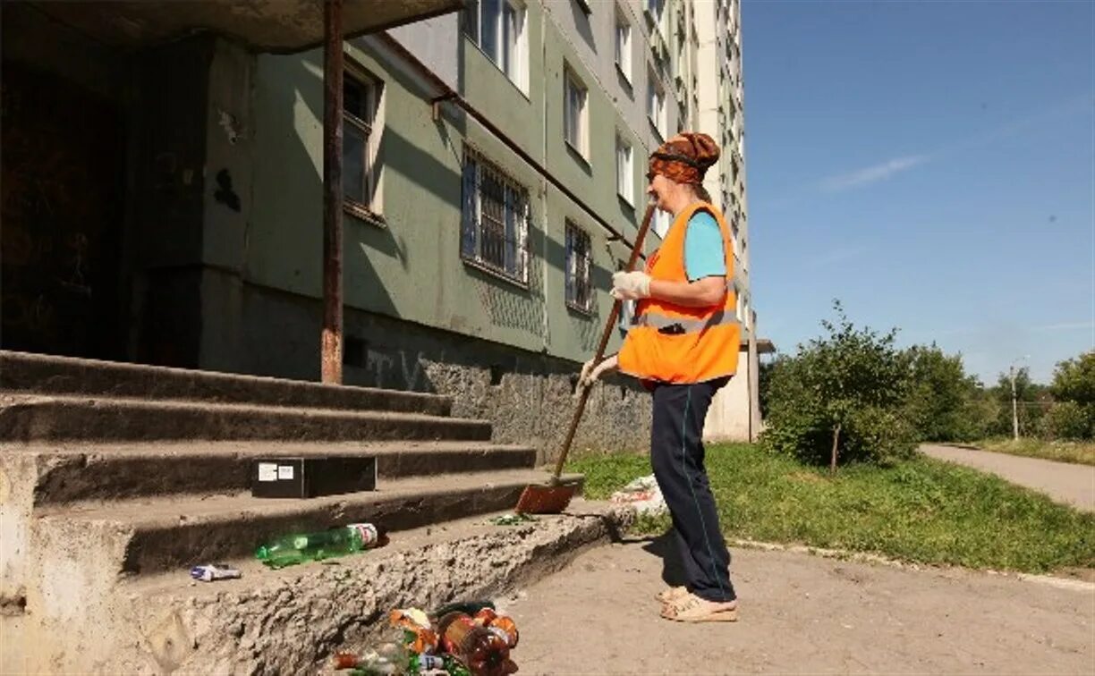 Работа в зеленом городе