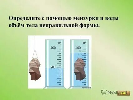 Как определить объем камня