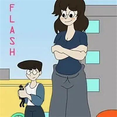 She grew up