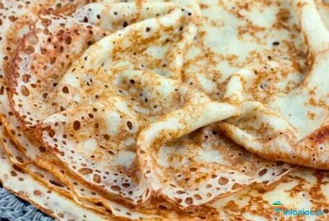 Блины на 1л молоке с дырочками
