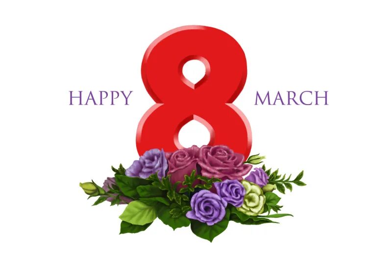 Happy 8th of march. Happy 8 March. Happy 8 of March напдись.