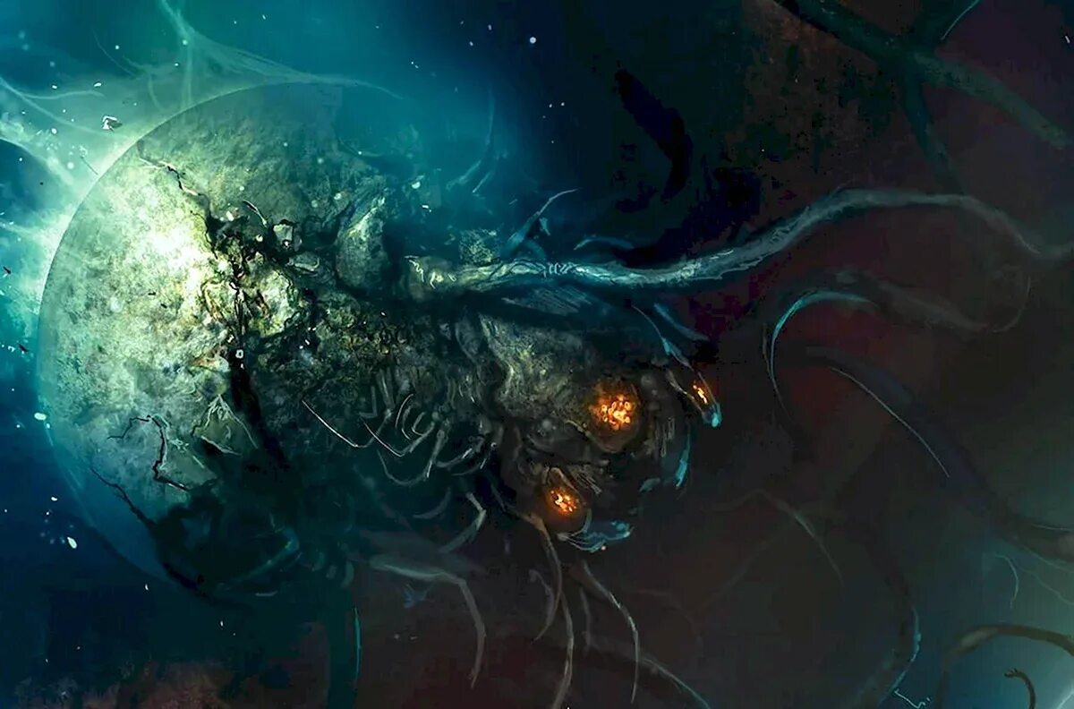 Луна паразит. Дед спейс братские луны. братская луна dead space. лавкрафт азатот демон. dead space 3 братская луна.