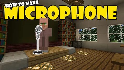 Микрофон майнкрафт