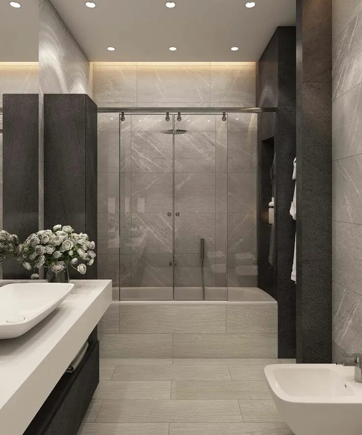Pin on Basement White bathroom tiles, Bathroom interior design, Bathroom design