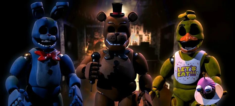 Пять ночей с фредди 5 аниматроники. Игра файв найтс фредди. Five nights at freddy's 1. Гейм джолт фнаф 1 ремейк. Five nights at freddy's фокси.